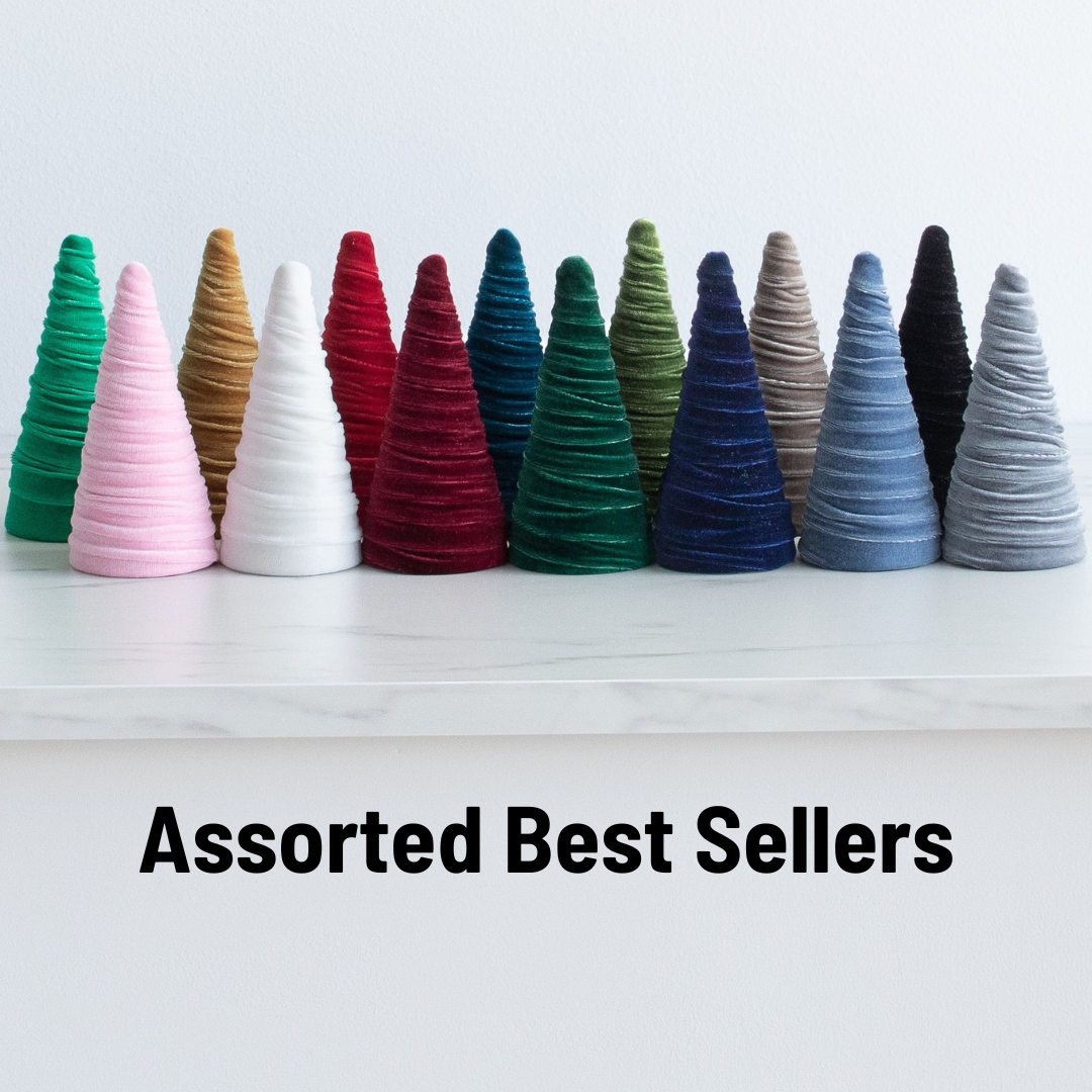 Your Heart's Content - Wholesale Decorative Tabletop Object - Trees Velvet Small, Elegant Bookshelf, Spring Elegance, Gift0