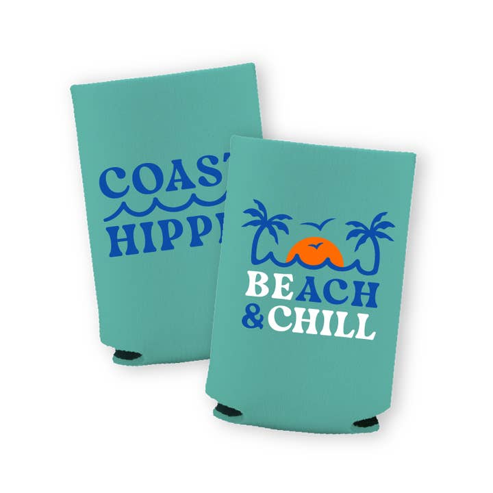 Tel Beach & Chill Neo Koozie for wholesale on Faire