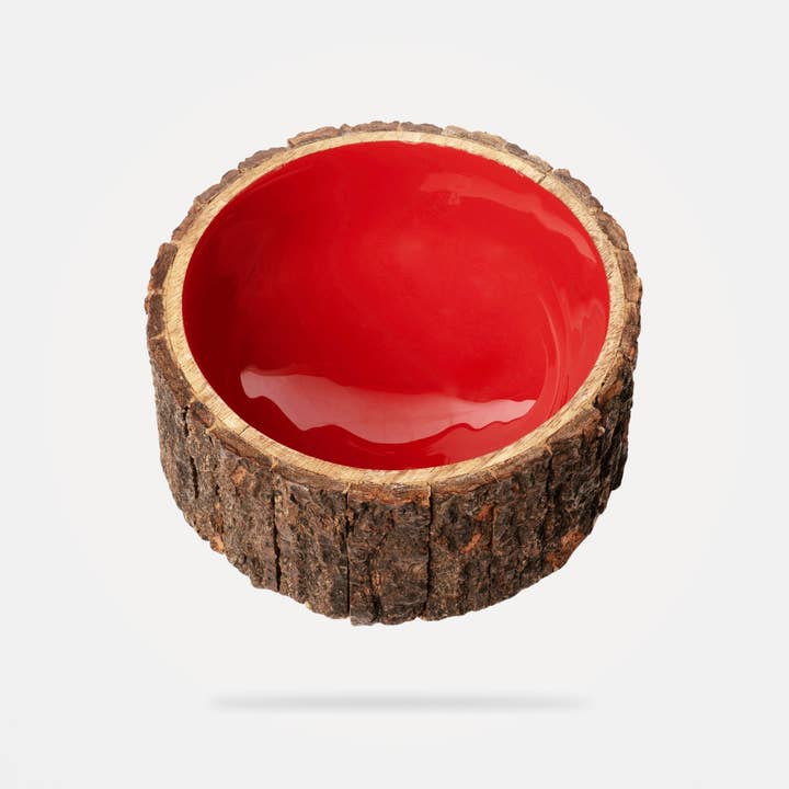 🐶 Farmhouse Wood Dog Bowl – BPA-Free, Non-Slip & Stylish Pet Dish (32oz) for wholesale by Silver Paw