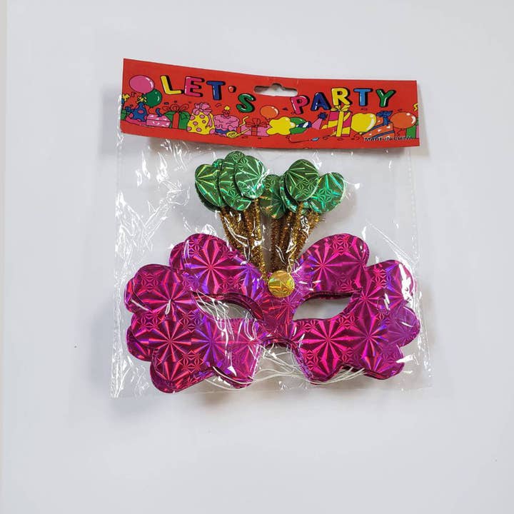 Holiday Farm - Wholesale Costume - Unisex - Masquerade Glitter Eye Mask In Bulk6