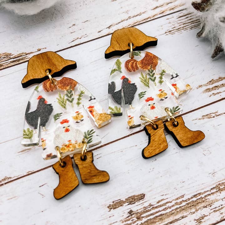 Raincoat Dangles for wholesale by Born 2 Blossom Designs