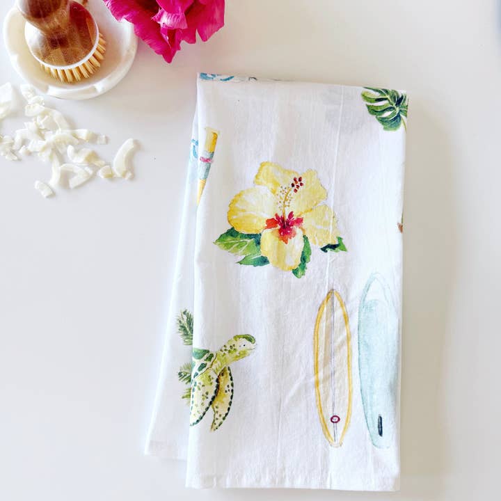 emily lex studio - Wholesale Tea Towel - tropical tea towel2