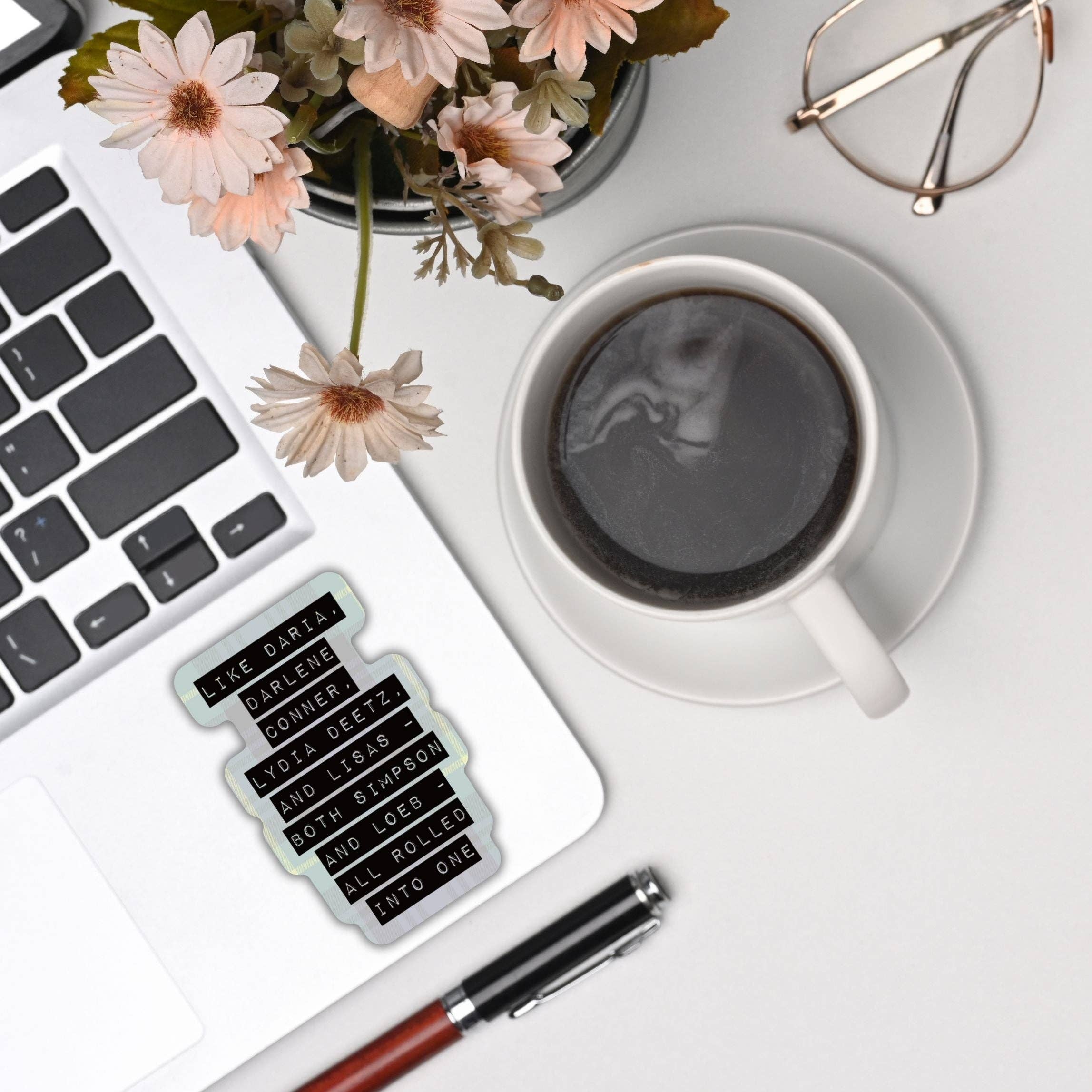 GetBullish – Großhandel Aufkleber – Wie Daria, Darlene Conner, Lydia Deetz, 90er Generation X-Aufkleber 3