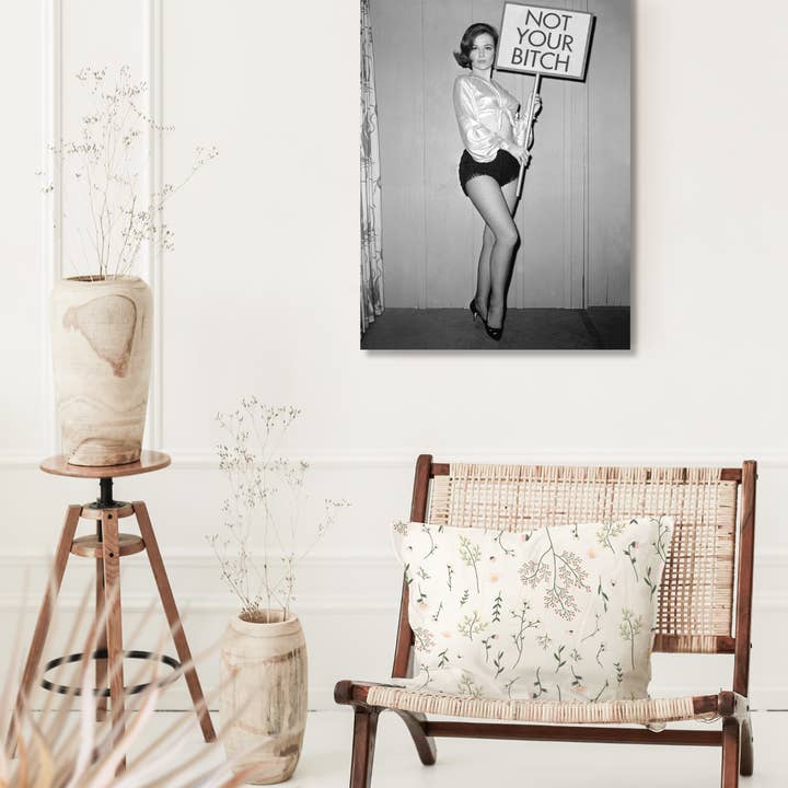 Barbara Decor - Wholesale Poster - 18x24" Poster - Black and White Vintage Feminist Wall Art 4