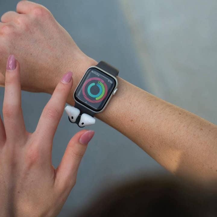 Black AirPods Watch Band Holder (Black) for wholesale on Faire4