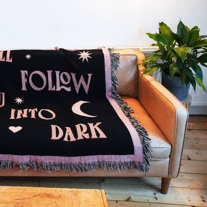 Telegramme Paper Co. - Wholesale Throw Blanket - I Will Follow You Limited Edition Woven Jaquard Blanket12