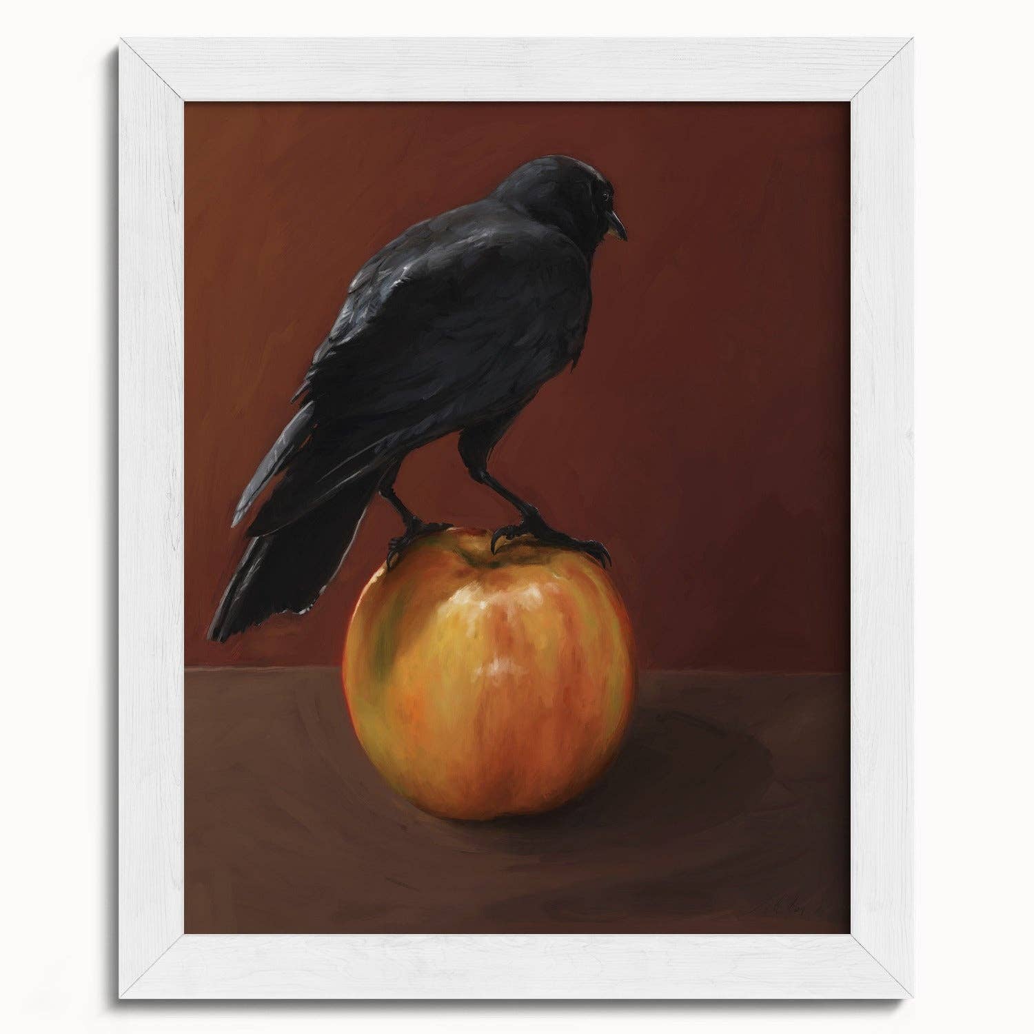 The Ugly Cat Studio - Wholesale Art Print - Moody City Crow Art Print9