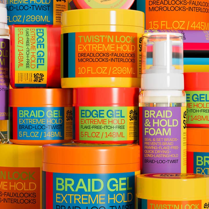 Lock'N Sleek - Wholesale Hair Styling Gel/Mousse - Braid Gel Extreme Hold20