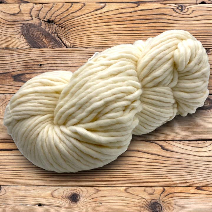 Rooster Undyed Yarns - Wholesale Yarn - Undyed Yarn: Marshmallow Merino Super Bulky Knitting Yarn
