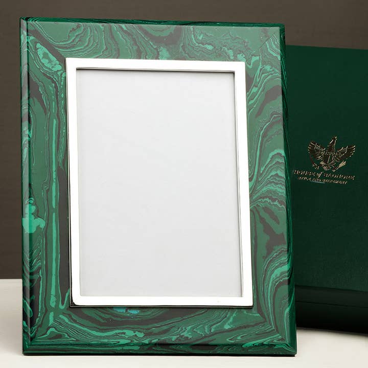 Malachite Photo Frame for wholesale by House of Badnore