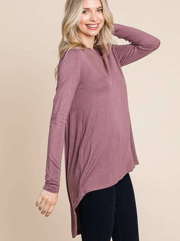 Culture Code - Wholesale Tunic - Women's - CAD1198L - CREW NECK SHIRRING BACK LSLV DRESS17
