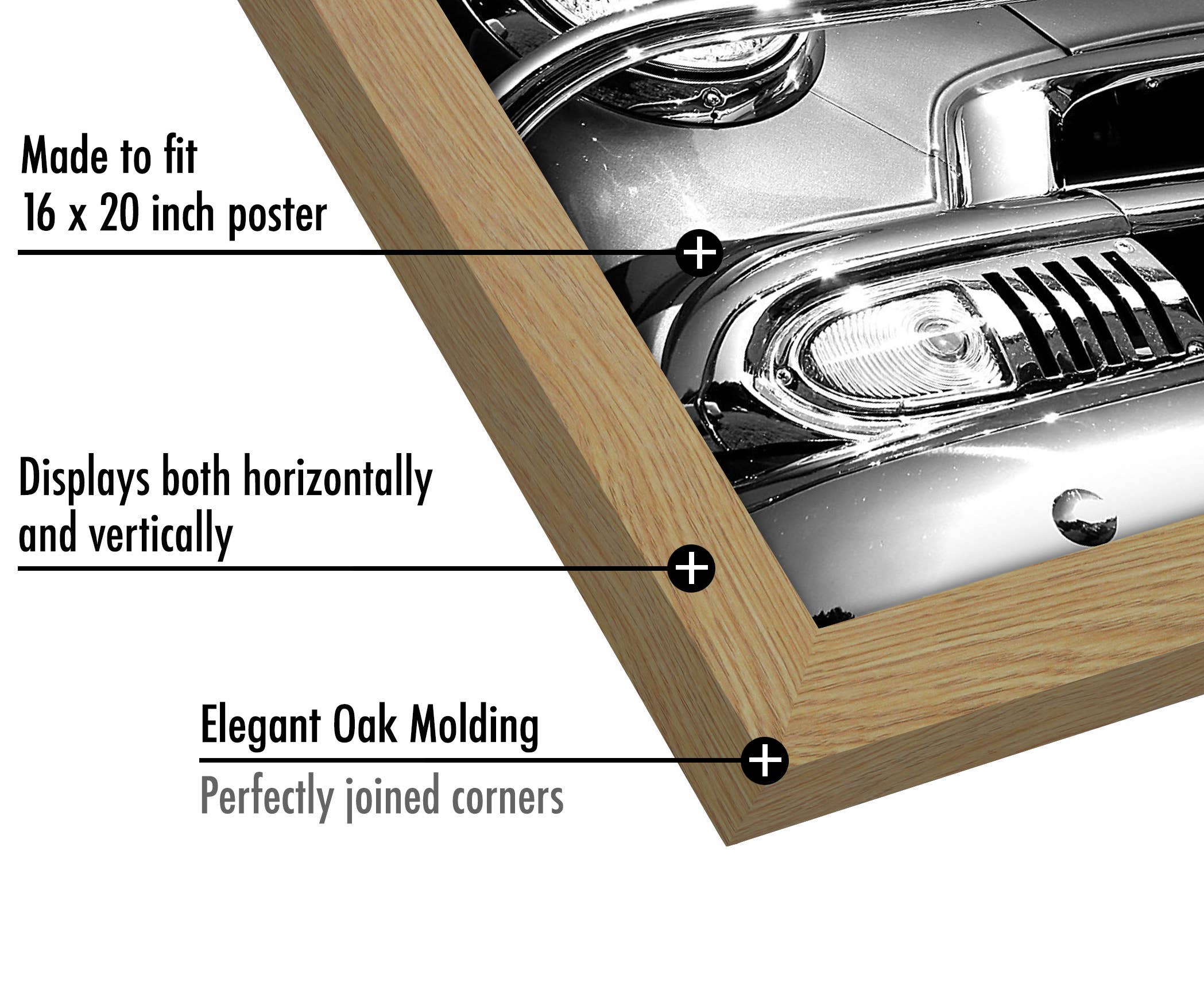 Americanflat - Wholesale Picture Frame - Americanflat Poster Frame with Wide Molding119