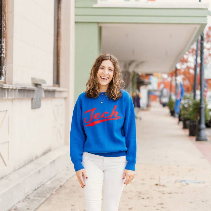 Retro Tech Sweater for wholesale by Mallory Patterson Design