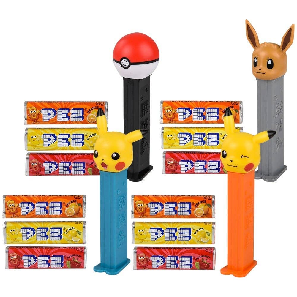 La Luna Bella - Toys - Wholesale Hard Candy - Pez Blister Candy Pokemon Asst - LLB Toys1