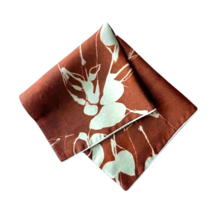 Porto Print in Clay Napkin for wholesale by Goldie Home