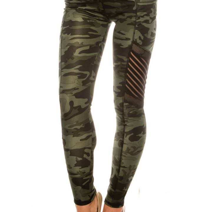 Leggings deportivos de cintura alta de malla dentada de camuflaje y otras tendencias de Resultados para malla camuflaje al por mayor. Devoluciones gratuitas y condiciones de pago a 60 días en Faire en Faire.