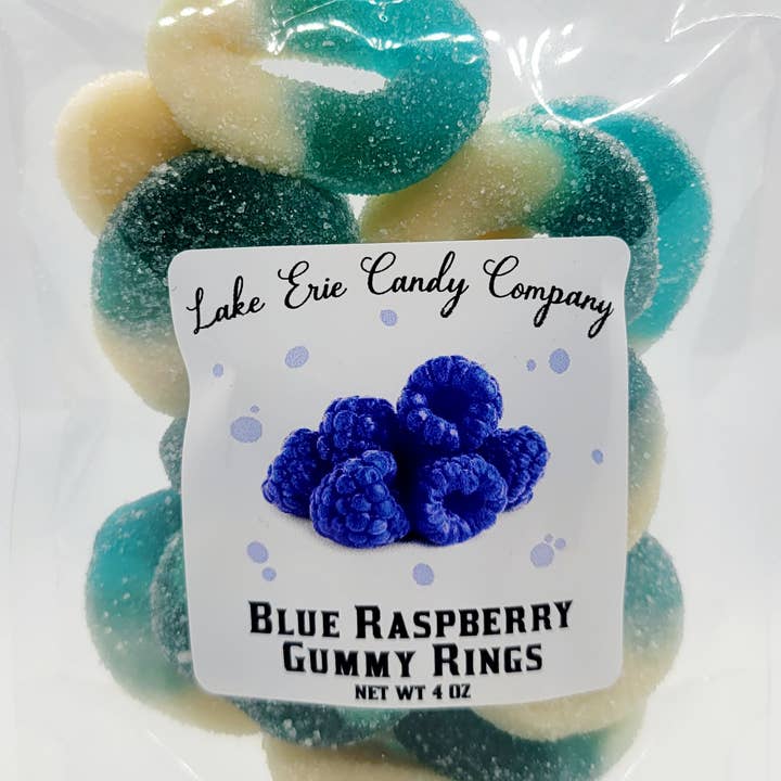 Lake Erie Candy Company - Wholesale Gummy - Blue Raspberry Gummy Rings