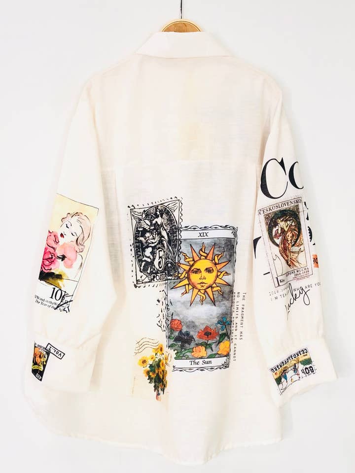 SWEET MAGIC MODA Y COMPLEMENTOS - Venta al por mayor Camisa con botones - Mujer - CAMISA ESTAMPADA MULTICOLOR 1