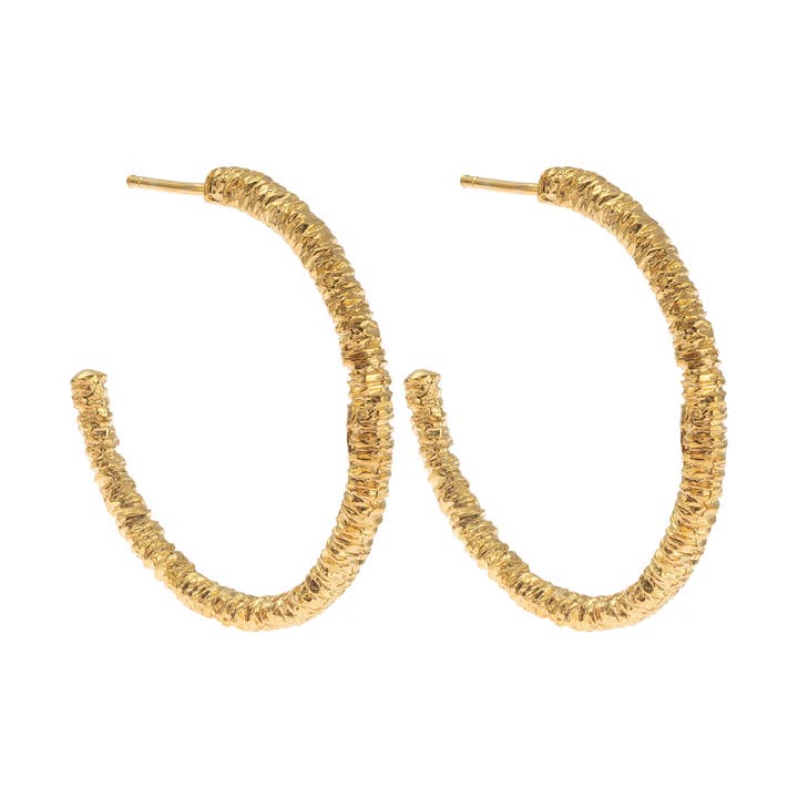 Aros de ouro médio Marrakech por atacado de Hissia