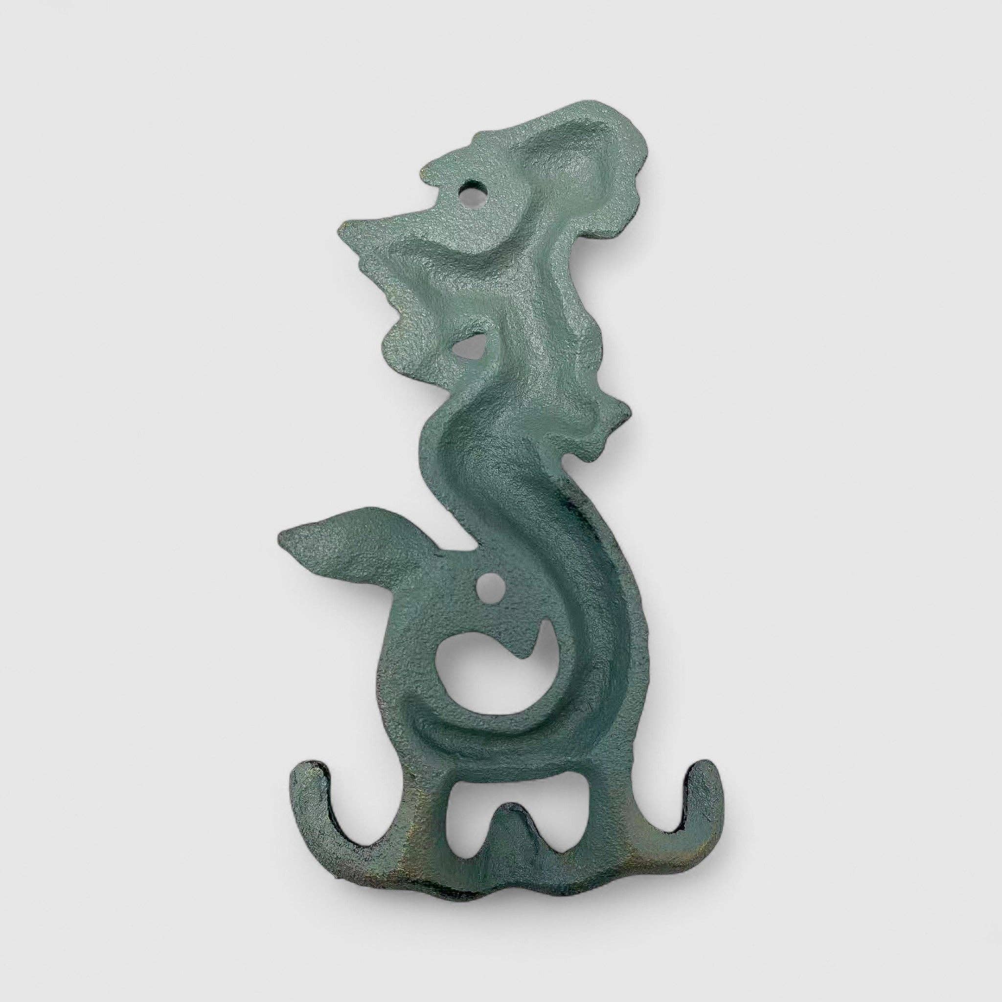 Iron & Blossom - Wholesale Muurhaak - Zeemeermin Muurhaak, Gietijzeren Nautische Kustdecoratie3