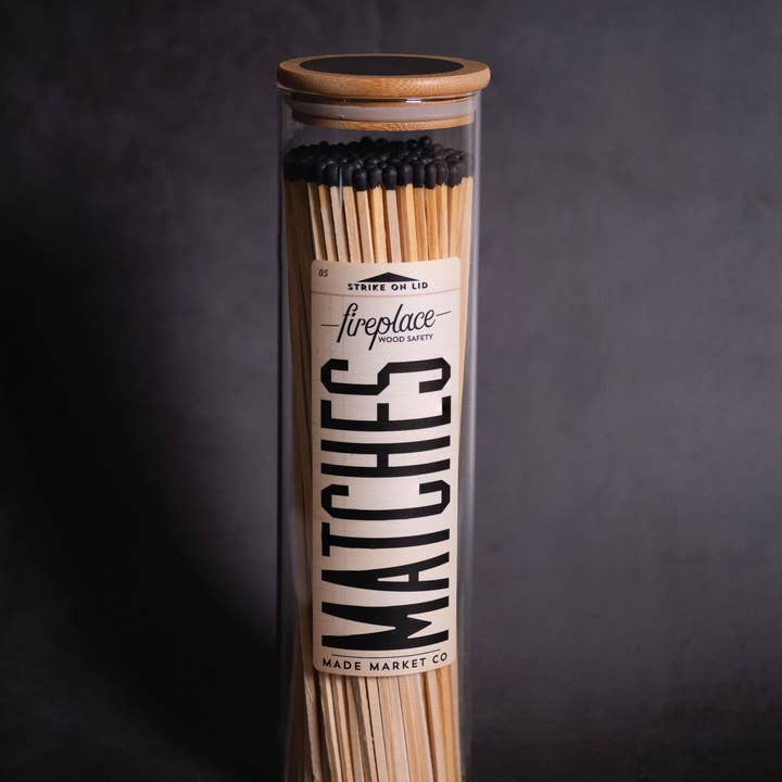 Made Market Co. - Vendita all'ingrosso Fiammifero - Fiammiferi vintage da camino - 9 opzioni di colore