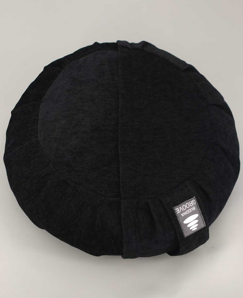Buddha Groove - Wholesale Meditation Supplies - Moon Phase Black Zafu Meditation Cushion2