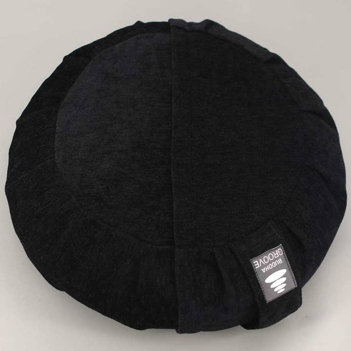 Buddha Groove - Wholesale Meditation Supplies - Moon Phase Black Zafu Meditation Cushion2