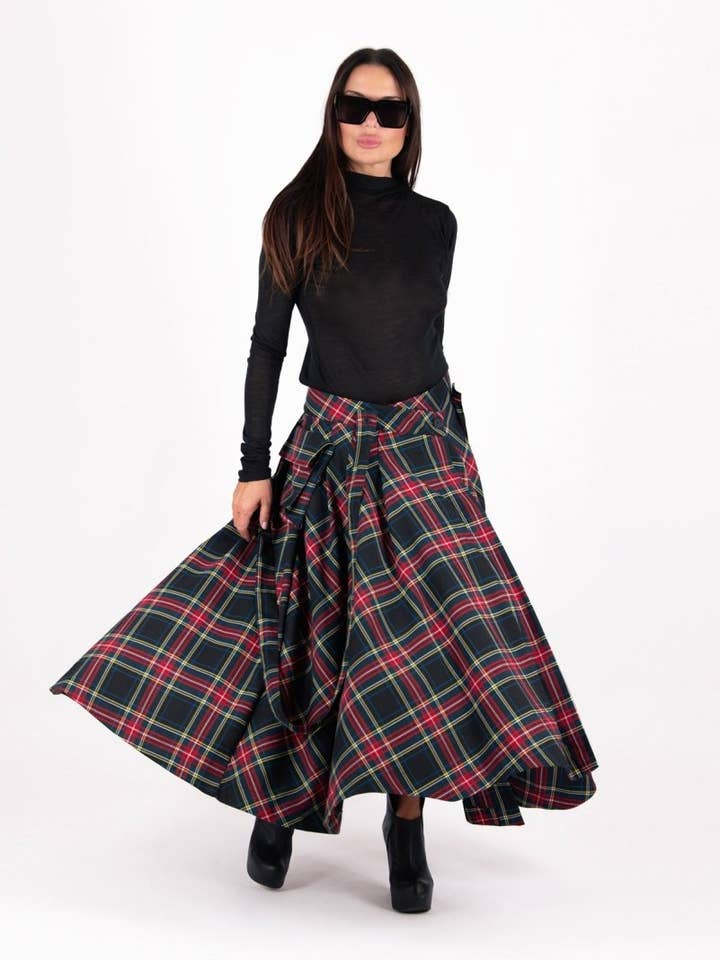 Langternet Nederdel Zefira for engroshandel hos EUG fashion