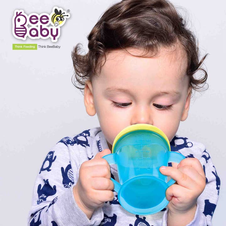 Beebaby - Wholesale Drinking Glass/Cup - Kids & Baby - Beebaby Twin Handle Sipper Double Colour 180ml / 6oz.8