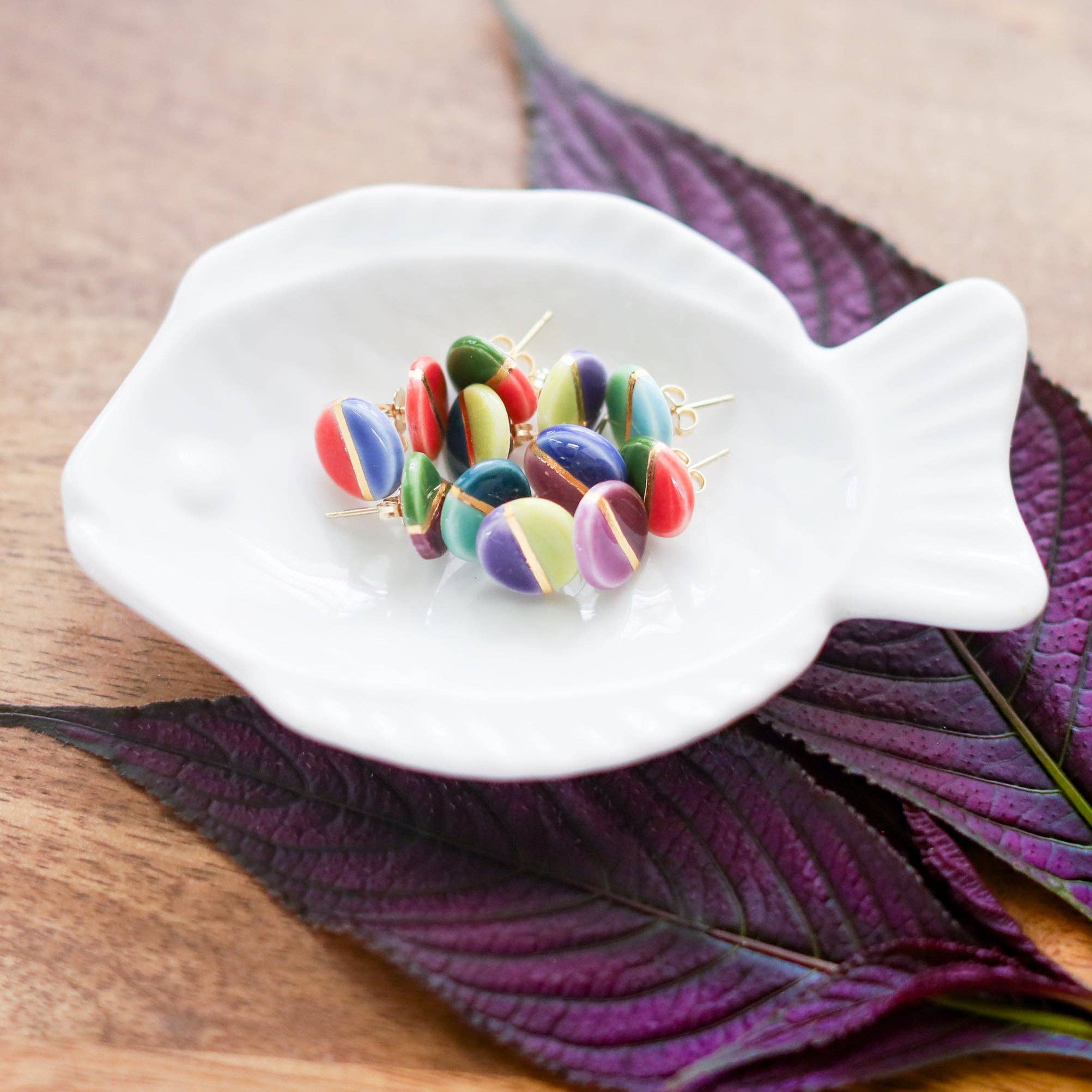 Remnant Studios - Wholesale Stud/Post Earrings - color block studs13