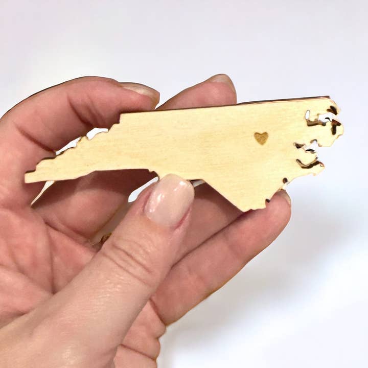 Positively North Carolina - Wholesale Magnet - North Carolina Heart Whiteboard Magnet Office Decor2