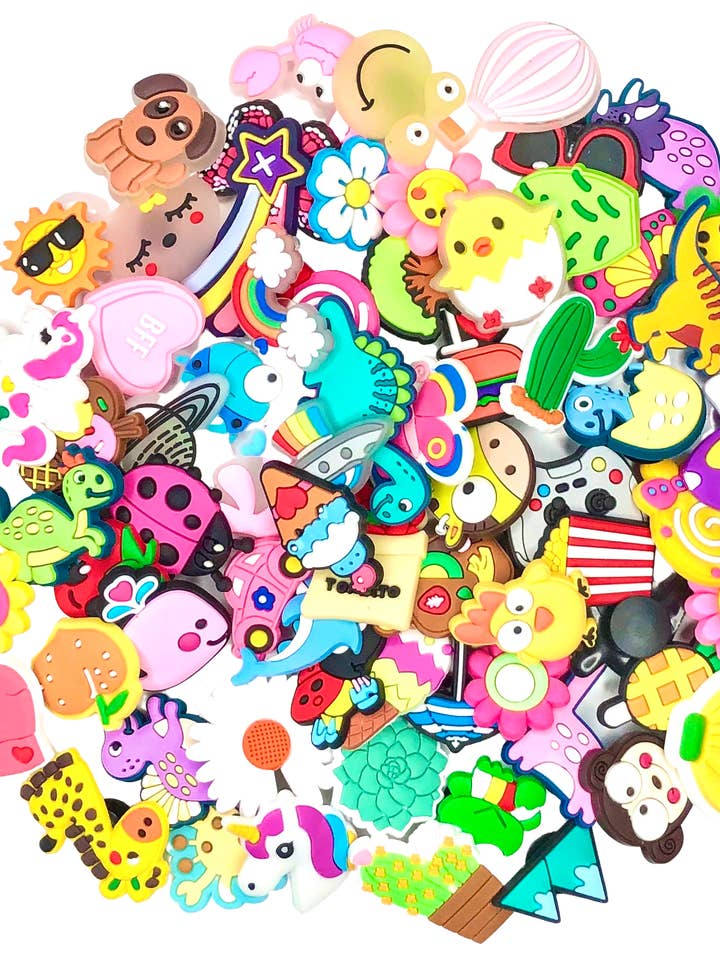 Fidget bracelet charms / 4 pieces for wholesale by FidgyPop