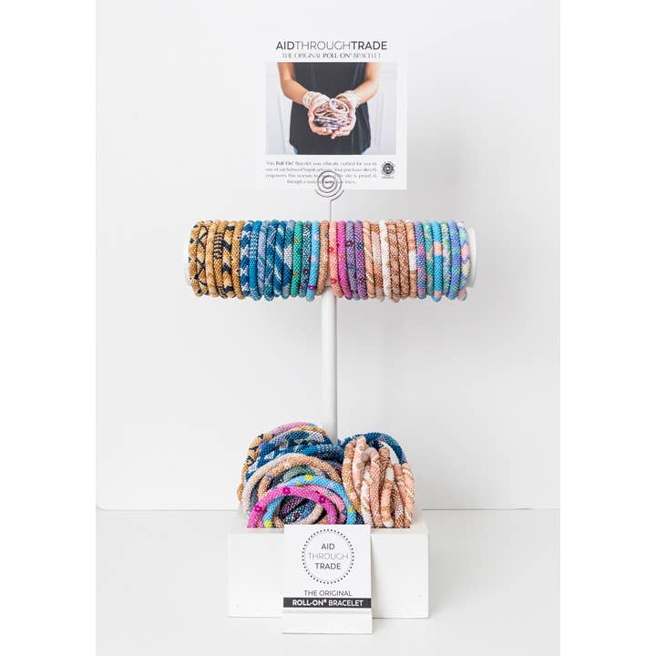 Aid Through Trade - Wholesale Beaded Bracelet - The Original Roll-On® Bracelet SS25 Party Pack