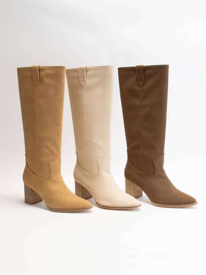 CCOCCI - Wholesale Cowboy Boots - Women's - ARIANA MID KNEE LENGTH COWBOY BOOT