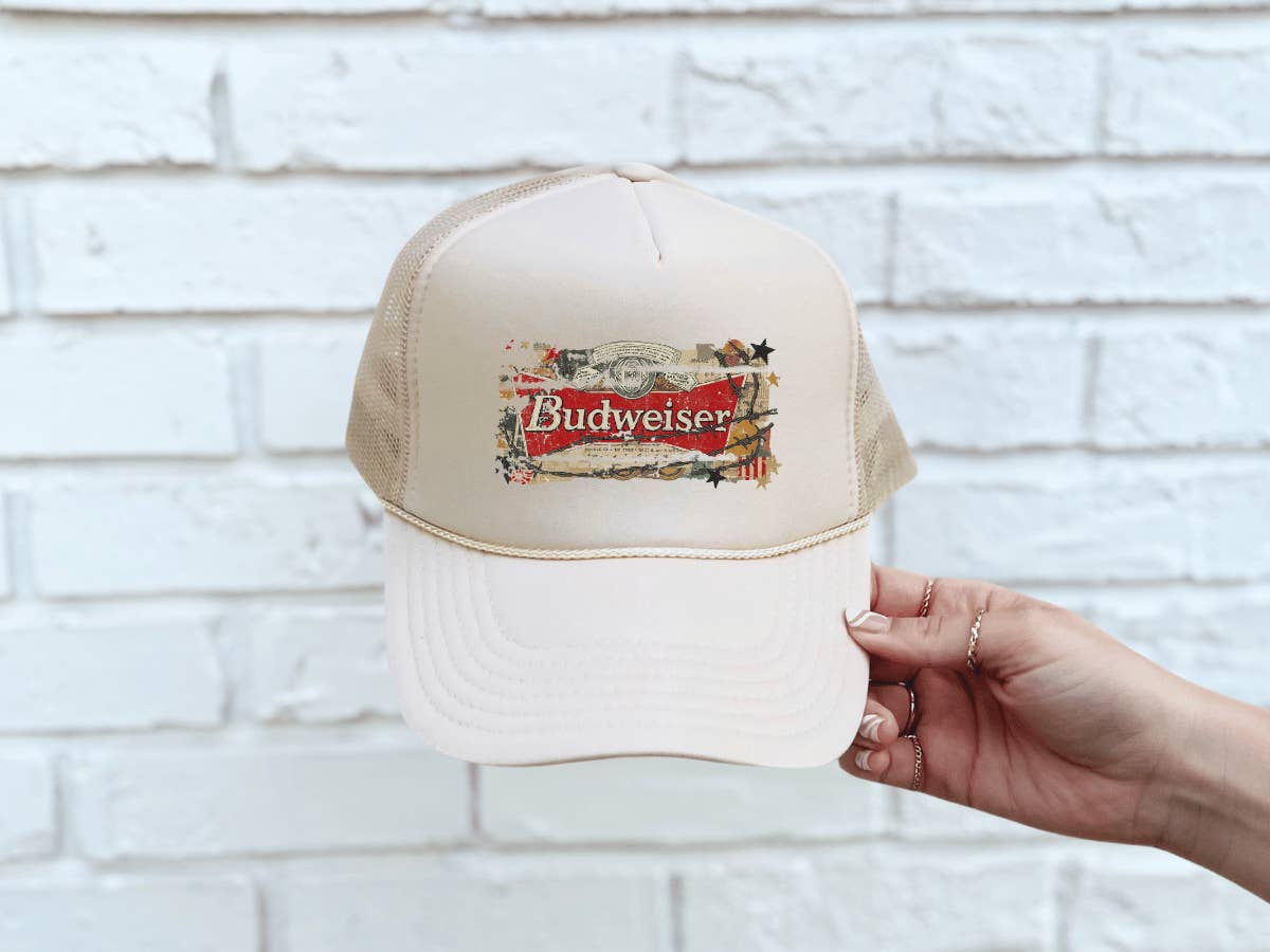 H+P Wholesale - Wholesale Trucker Hat - Unisex - Budweiser Trucker Hat