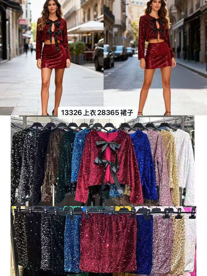 Cielo fashion - Wholesale Skirt - Women's - PAILETTE SKIRT0