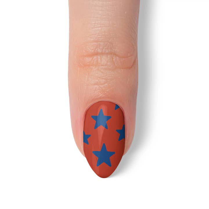 FYNE BODY - Wholesale Press-on/fake nails - Glitter Beam 4th of July Press-On Nails4