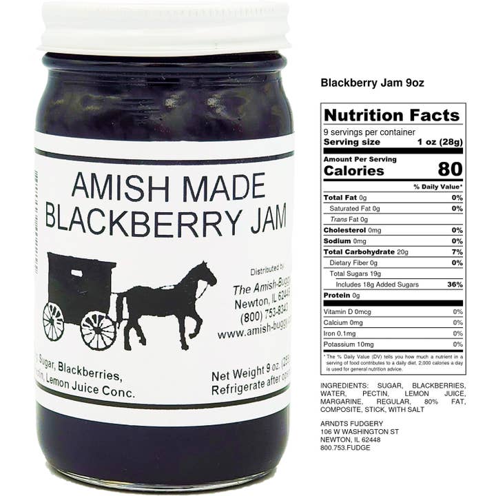 Arndt's Fudgery LLC - Wholesale Jam/Jelly - Amish made Jam and Jellies - 8 oz.37