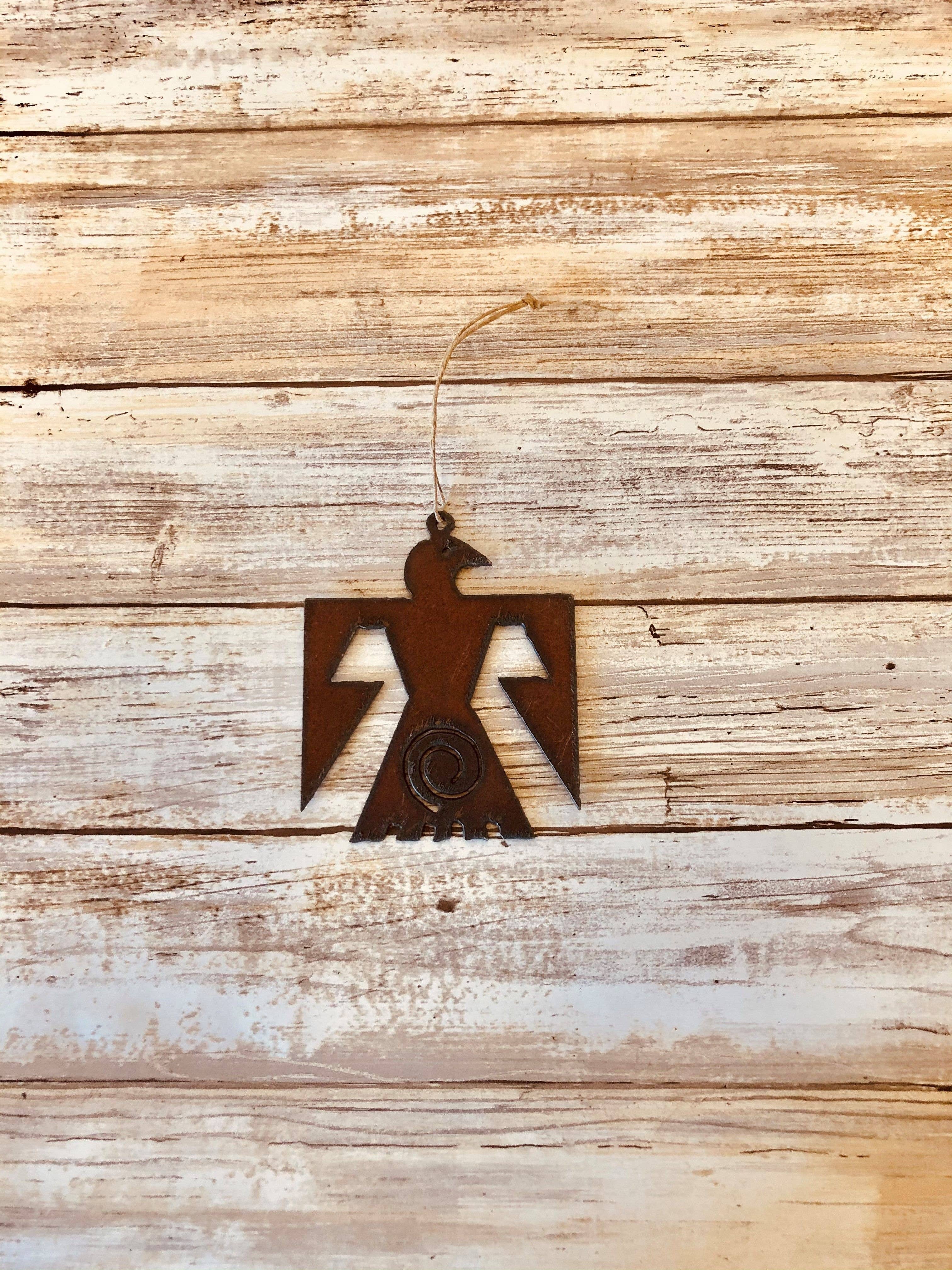Universal Ironworks USA - Wholesale Ornament - Thunderbird With Swirl Ornament