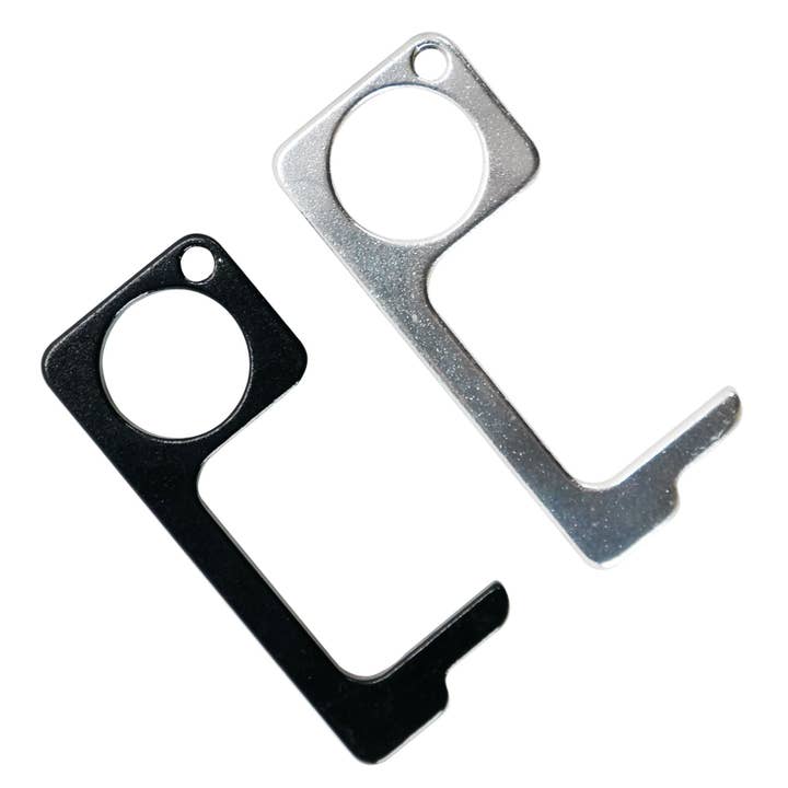 BRASS ALLOY ANTIMICROBIAL DOOR OPENER IN PDQ for wholesale by iTech361