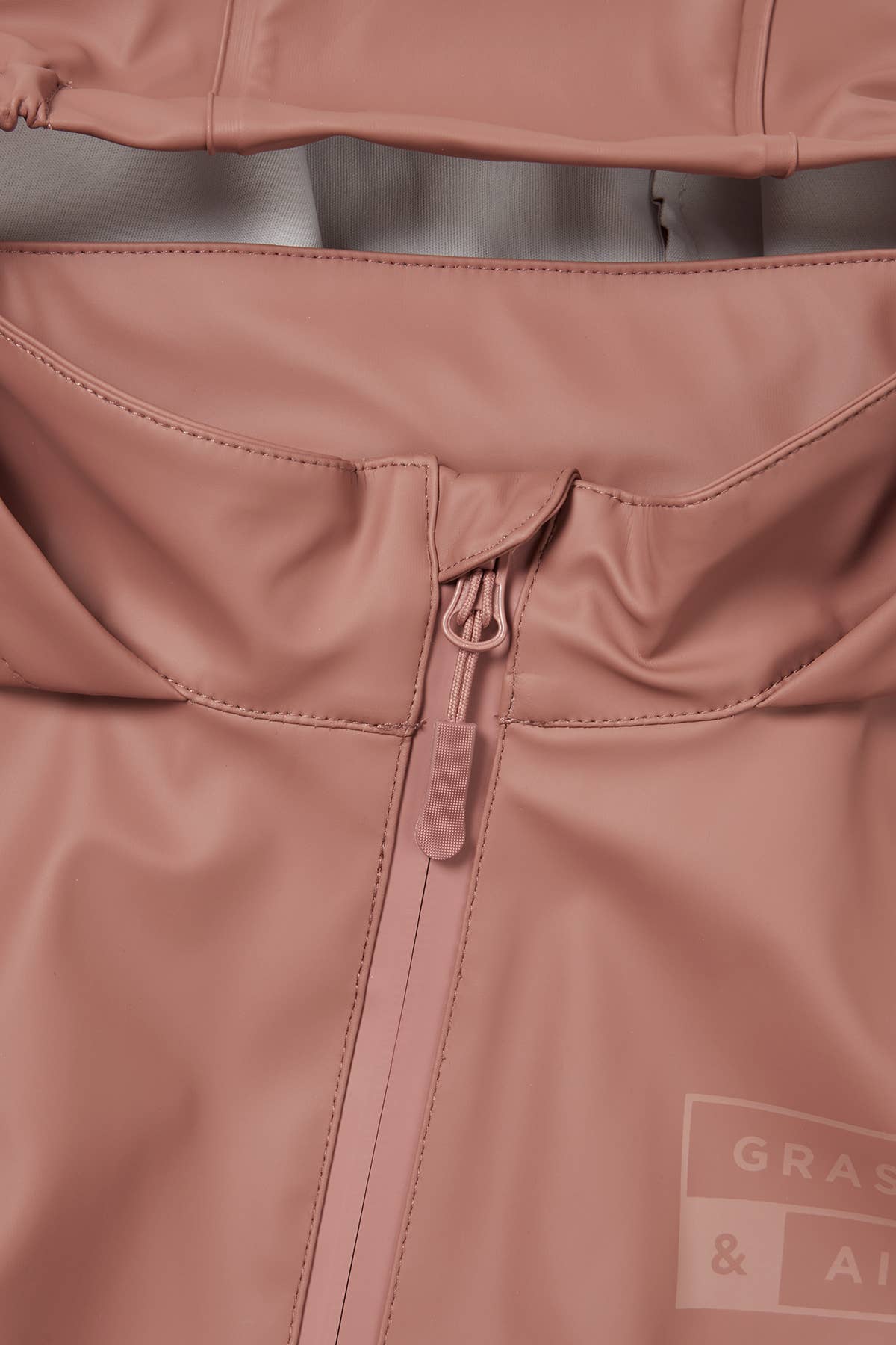 Grass & Air - Wholesale Rain Suit - Kids - Rose Puddlesuit2