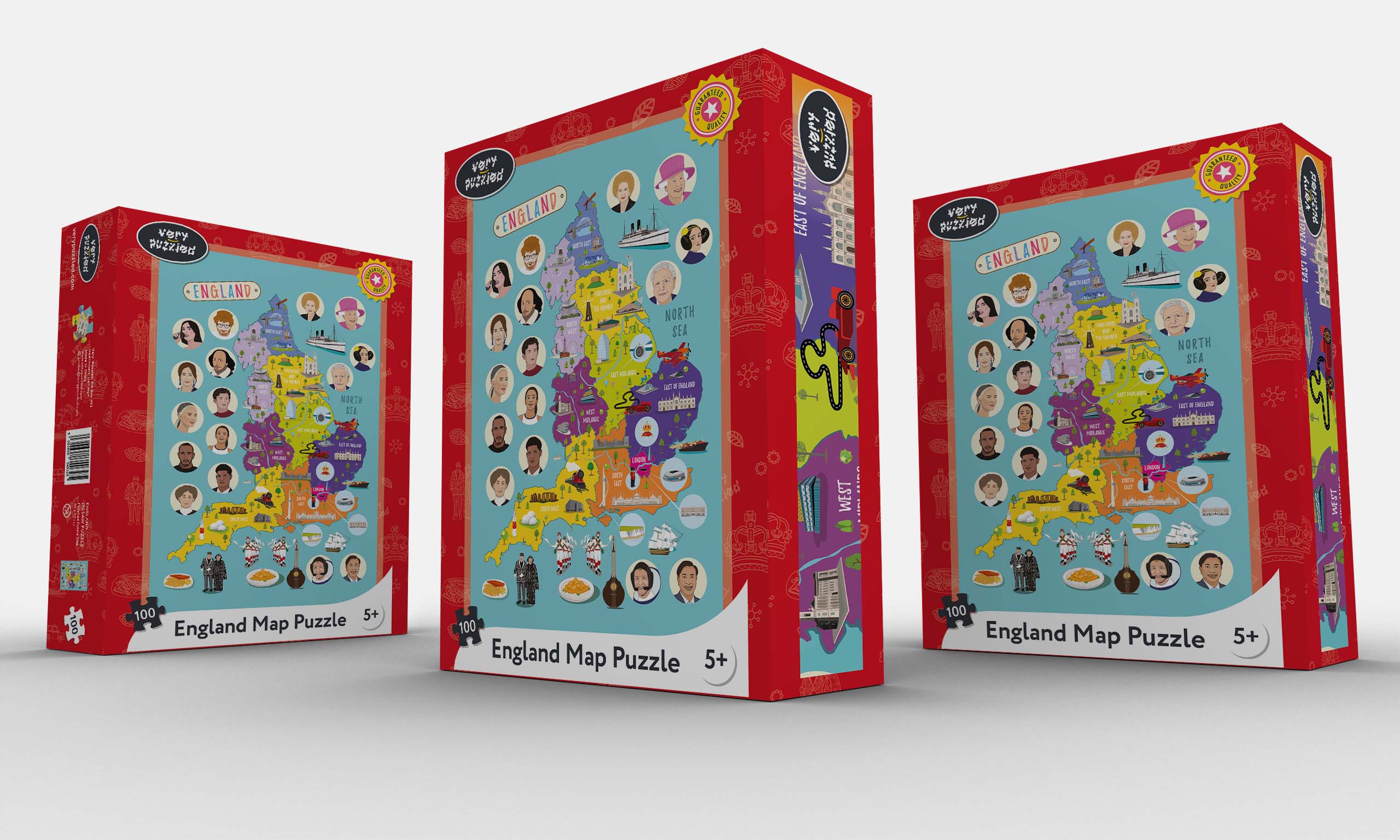 Very Puzzled – wholesale Puzzle – Child – England Map Jigsaw Puzzle2