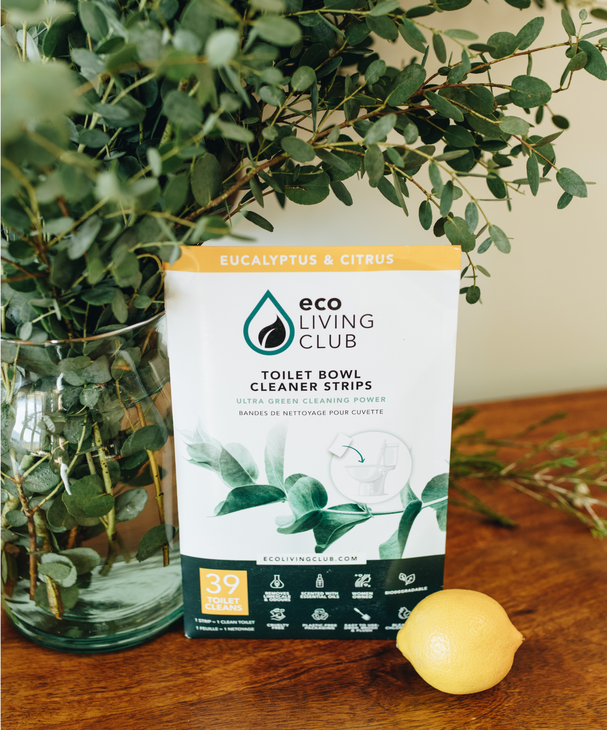 Eco Living Club - Wholesale Toiletreiniger - Eco Living Club Toiletbleekstrips met eucalyptus en citrus8