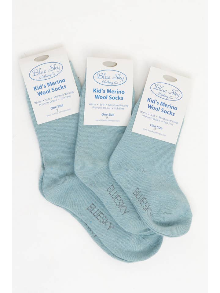Blue Sky Clothing Co LLC – Meias - Crianças por atacado – Meias de Lã Merino para Alfabetização dos Pequenos10