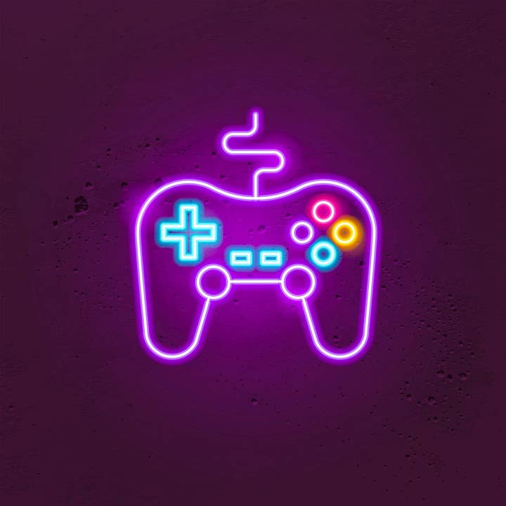 Spilkonsol Neon Sign for engroshandel hos Aoos Custom