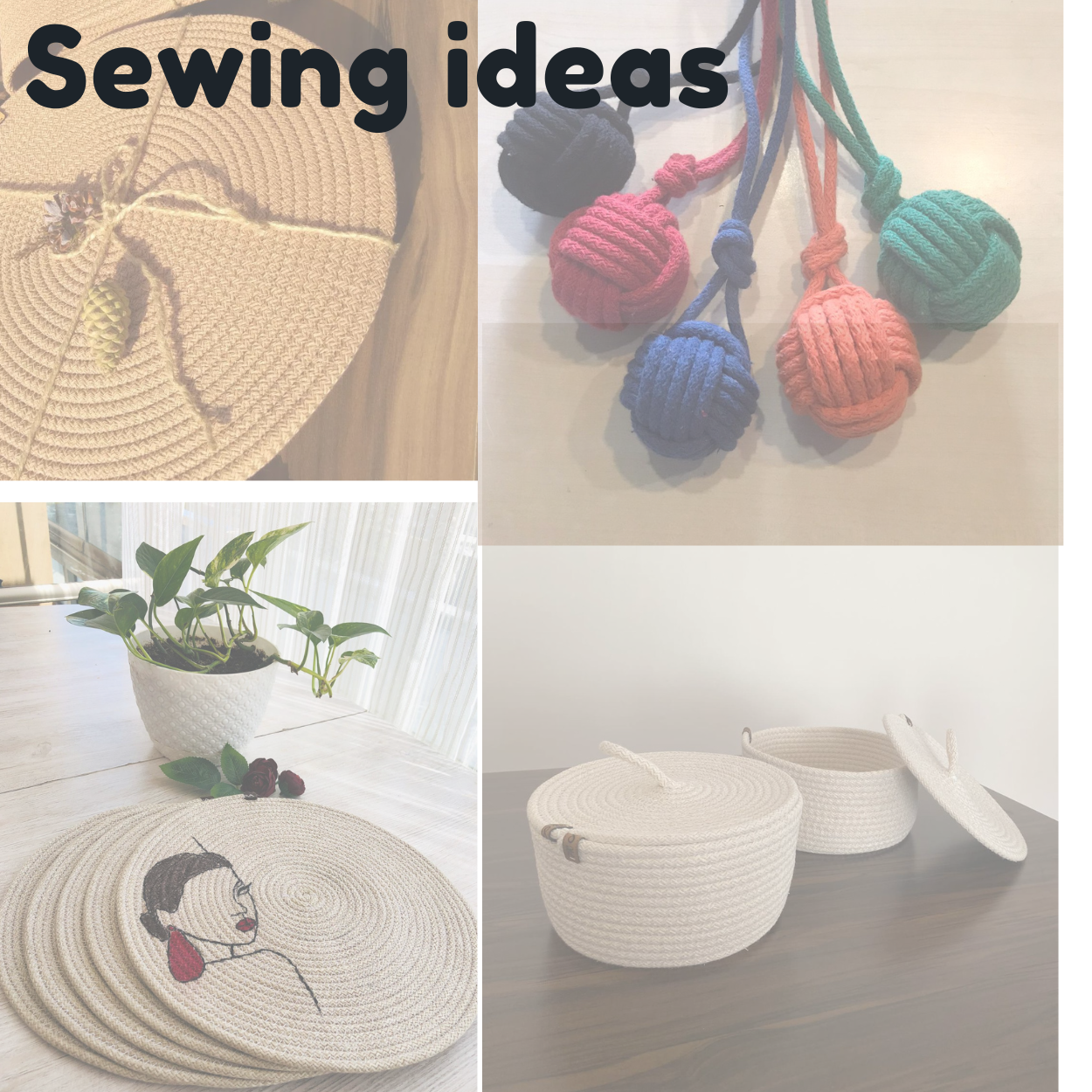 Dream Trimming Goods LLC - Wholesale Craft Supplies - Red Cotton Rope 1/4' inch x 500 Yrd –Macrame Braided- Sewing7