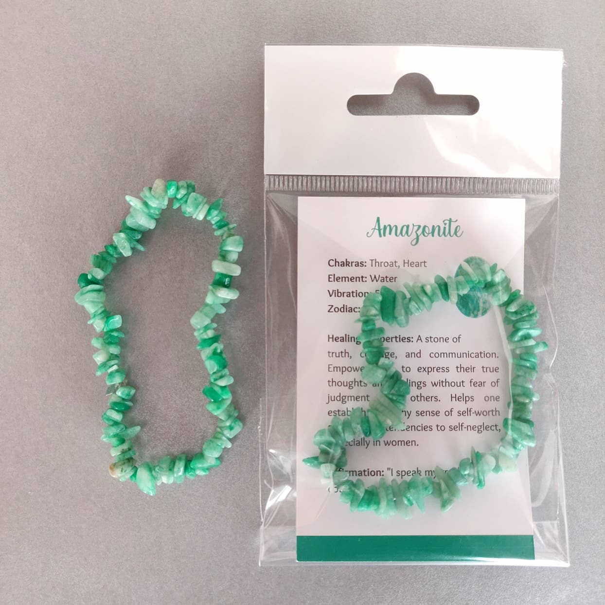 Rare Gear - Wholesale Beaded bracelet - Chip Gemstone / Crystal Stretch Bracelet with FREE Info Card3