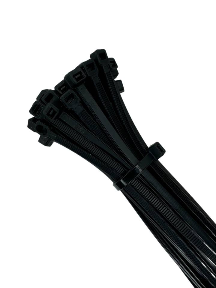 15" 120lbs UV Black Cable Tie 100pk for wholesale by Electrical Supply Center