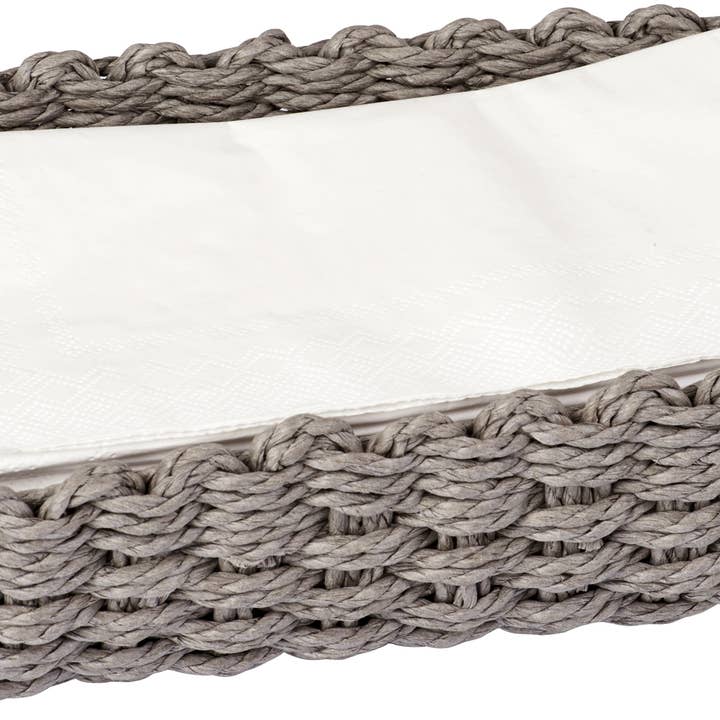 Guest Towel Paper Woven Caddy Paper Weave Grey for wholesale by Boston International