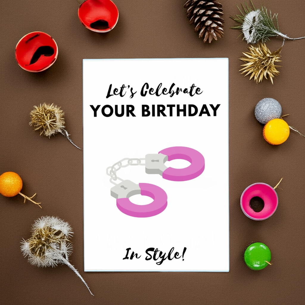 Funny Store – wholesale Födelsedagskort – "Fira med stil!" Kinky födelsedagskort2